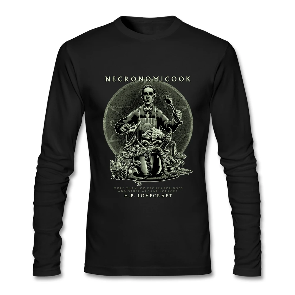 Приготовление пищи Ктулху футболки парень Корейский моды для мужчин футболка Homme