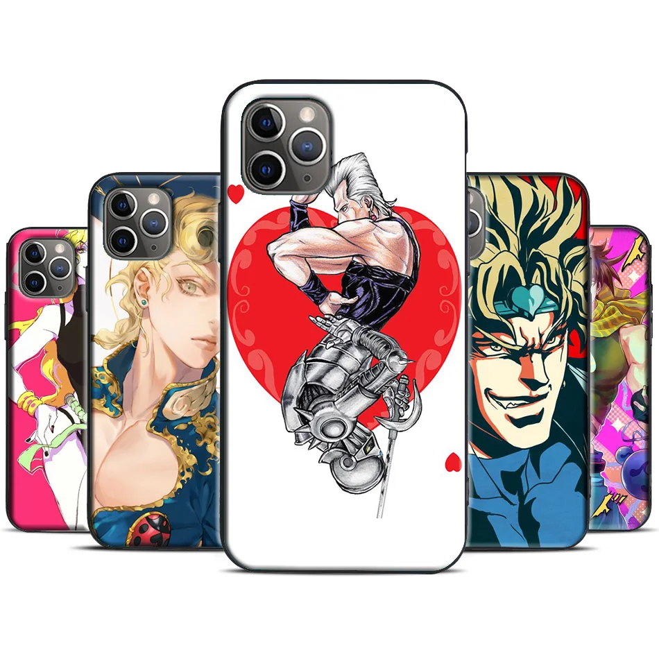 Чехол JOJO Bizarre Adventure Anime для iPhone 11 Pro Max 12 mini SE 2020 X XR XS 7 8 Plus | Мобильные телефоны и