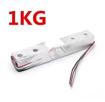 1KG sensor Тензодатчик 1 кг 5 кг 10 кг 20 кг HX711 AD модуль датчик веса электронные весы алюминиевый сплав взвешивания датчик давления - Цвет: 1KG sensor