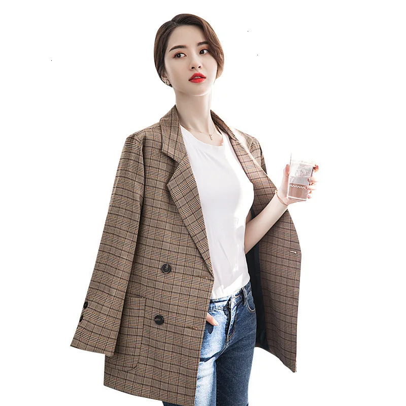 Check Pack Loose Jacket Woman Blower 2019 Retrieve Rooster Tops Female Outfielder |