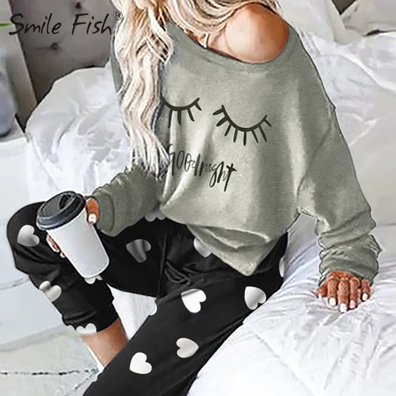 

Long Sleeve O-Neck Blouse Top Drawstring Pants 2 Piece Set Tracksuit Women Print Suit Sets Autumn Winter Set Tracksuit G1523