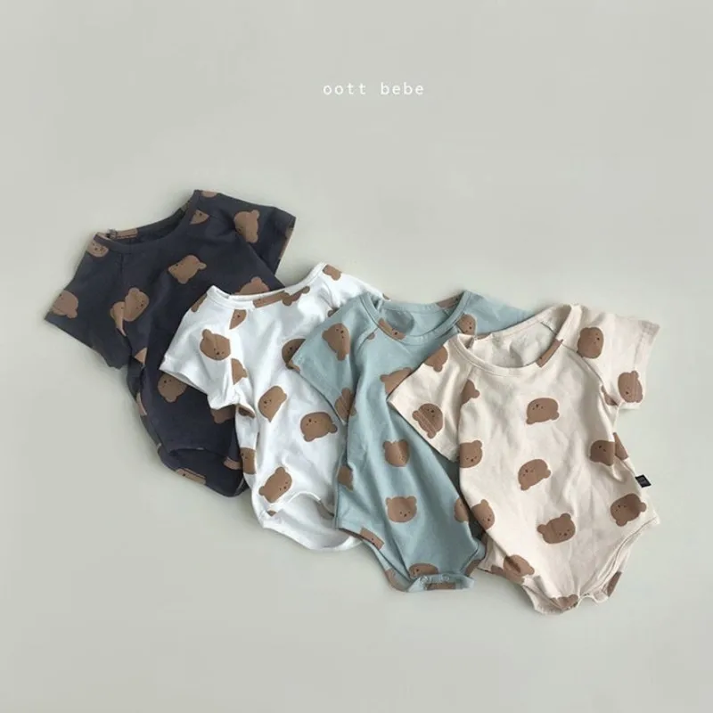 Комбинезон для новорожденных Одежда маленьких мальчиков и девочек Bebe Короткий