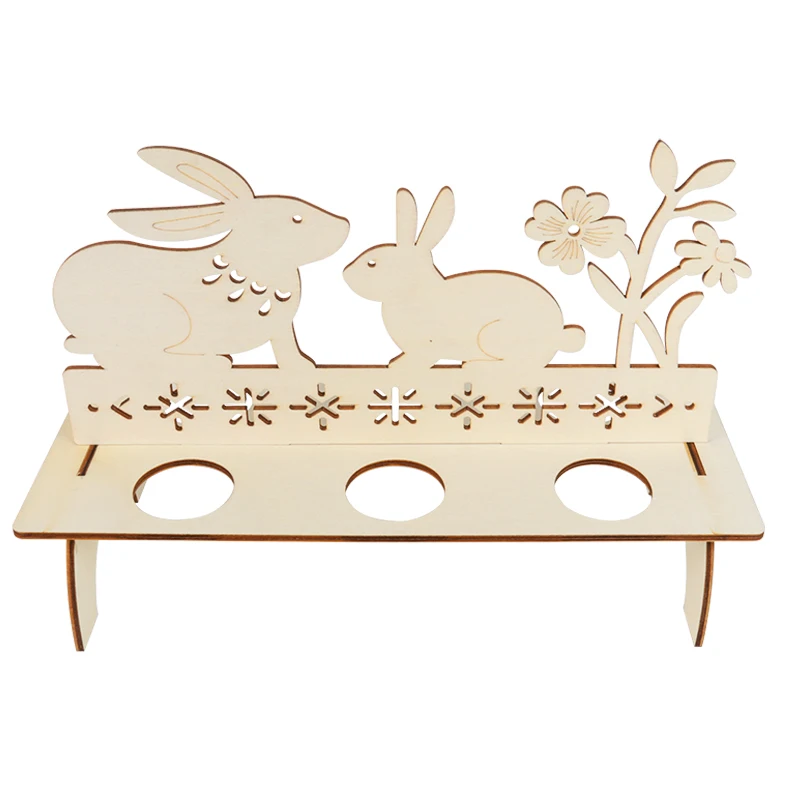 Пасхальный лоток для яиц декоративная деревянная полка пасхальвечерние в виде