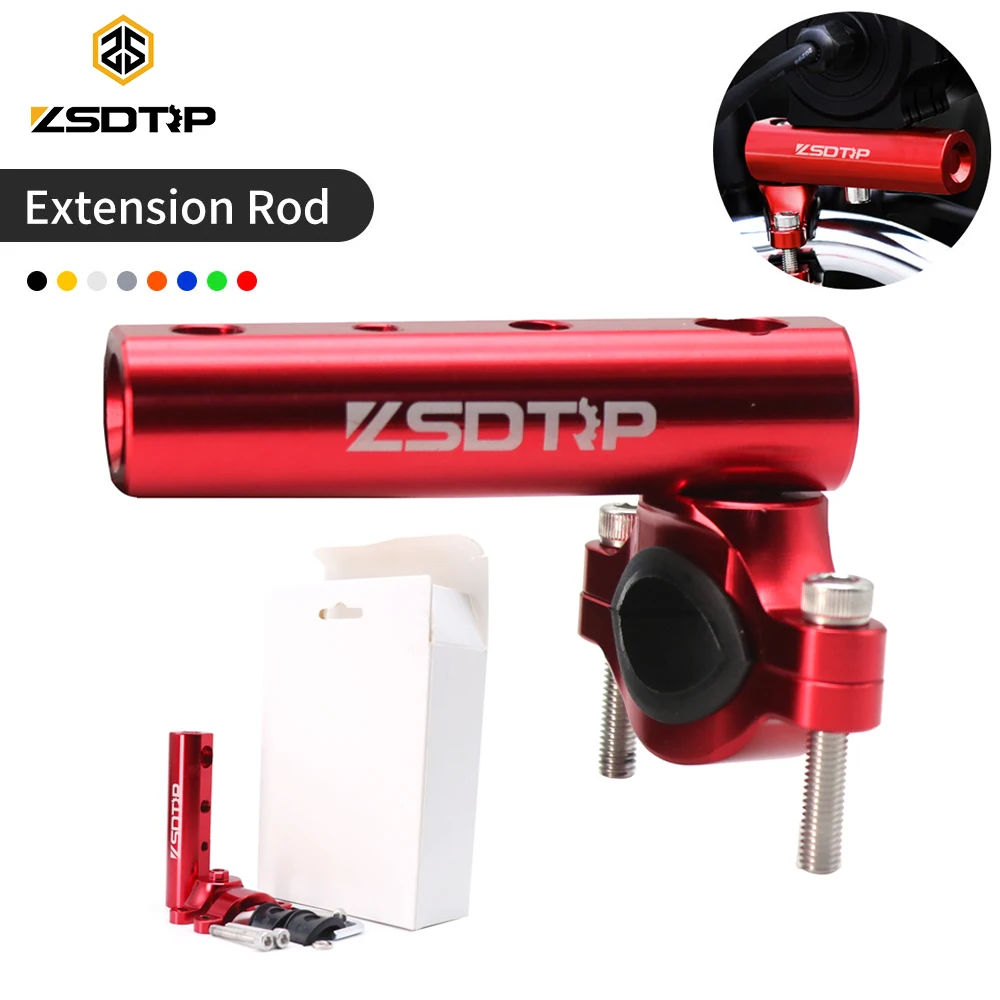 

ZSDTRP Motorcycle Expansion Rack Handlebar Mirror Mount Adapter Light Expansion Bracket Phone Holder Stand Fixed Lamp Holder