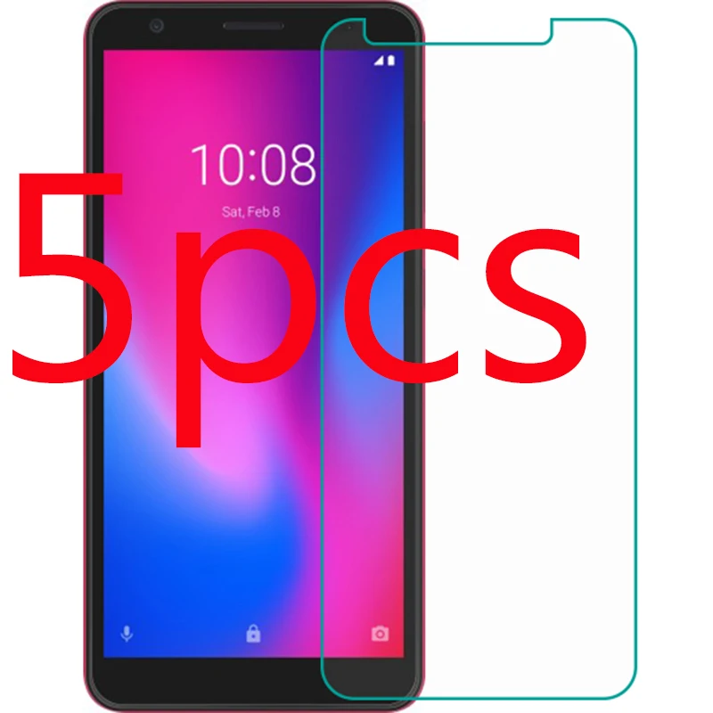 

5pcs for zte blade a3 a5 a7 2020 2019 tempered glass protective on zte 20 smart v10 vita screen protector glas film cover guard