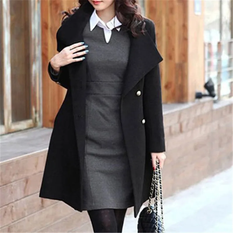 Новинка 2018 Модная приталенная уличная одежда повседневное пальто с поясом