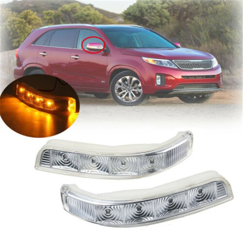 1 пара автомобильные зеркала заднего вида светодиодный ные указатели поворота