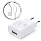 Зарядное устройство для Xiaomi 5 В, 2 А, EU Type-C Micro USB кабель для передачи данных, адаптер для зарядки телефона MI5 Max 3S Redmi Note 3 4 6 7 8 8T Pro 4X 5