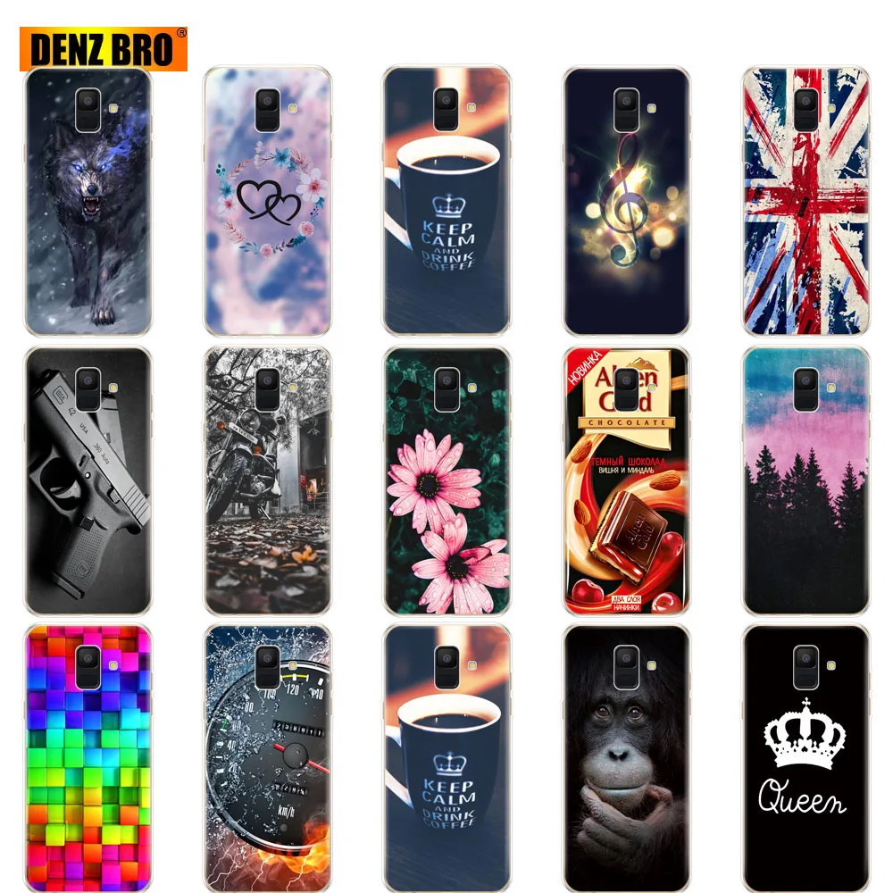 Чехол для Samsung Galaxy A6 2018 с двумя SIM-картами SM A600 A600F samsung plus A605 A605F защитный бампер |