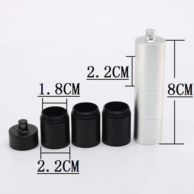 

Pill Storage Box Medicine Case Waterproof Organizer Seal Portable for Outdoor Travel SAL99