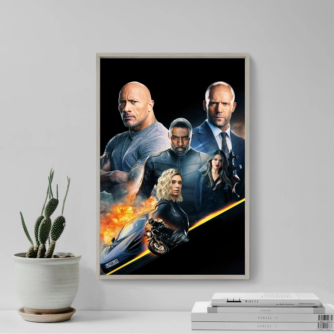 Быстрые и веселые подарки Хубби Шоу постер фильма печать на холсте украшение