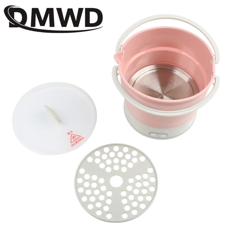 DMWD складной силиконовый электрический чайник дорожный котел для нагрева воды