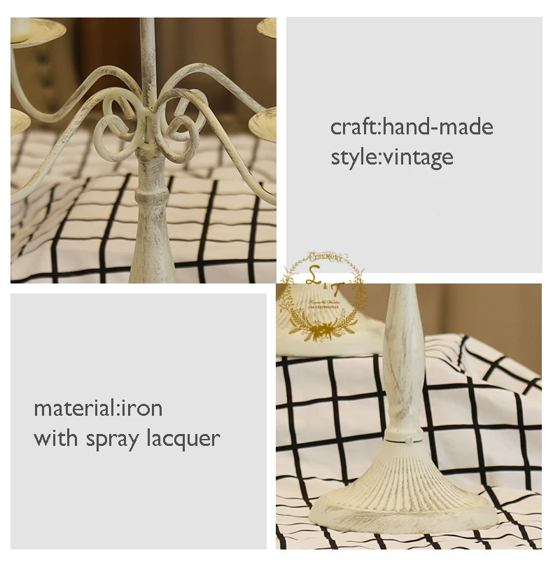 2 шт. подсвечник с 1/3/5 ручками Свадебный центральный элемент новый домашний