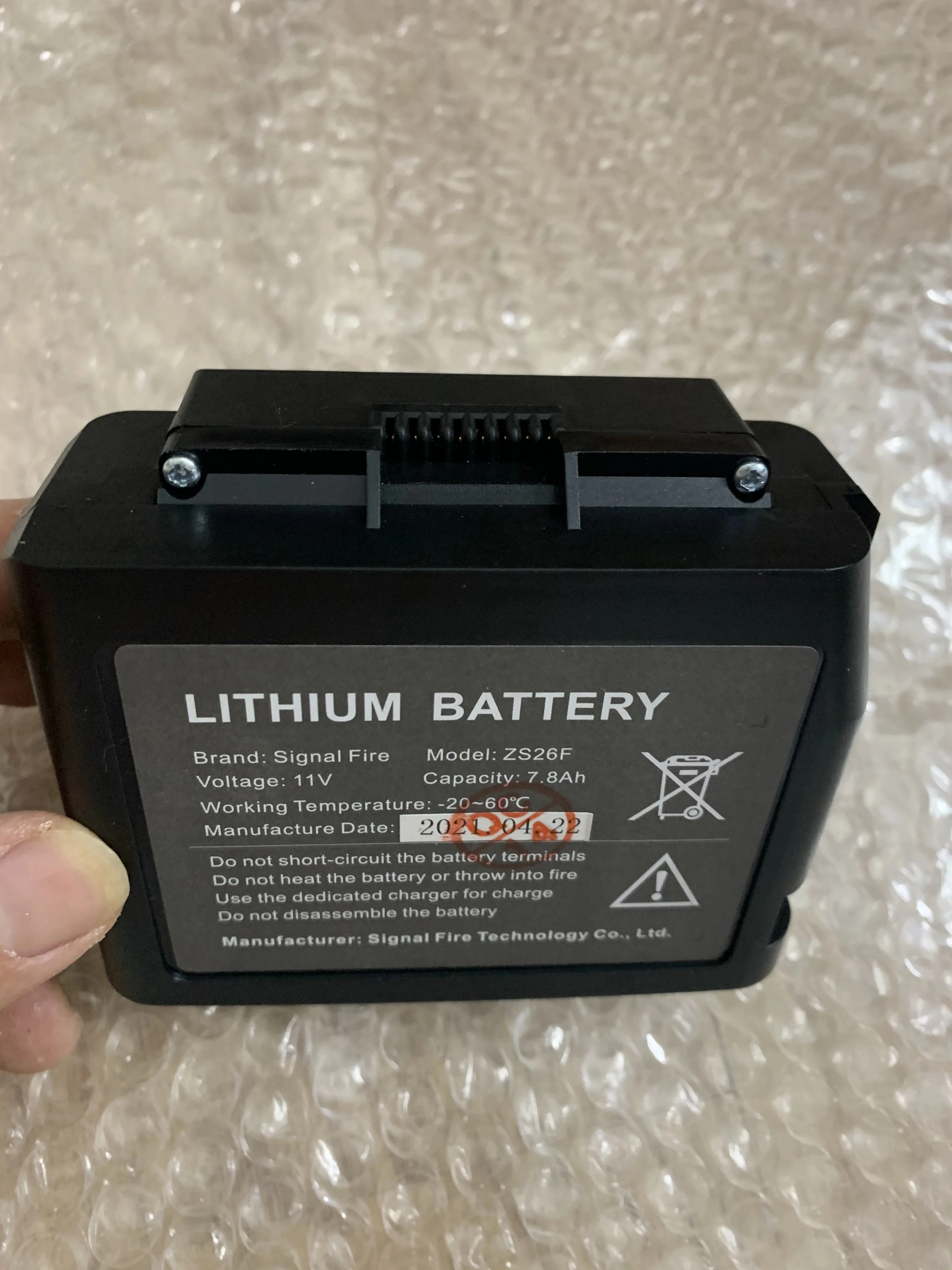 \Free Shipping Original Signalfire Battery 11V 7800mAh for AI-9 AI-8 AI-8C AI-7 AI-7C Fusion Splicer AI-9 AI-8C AI-7C Welder