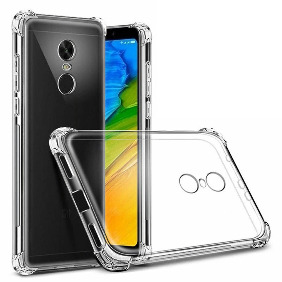 Ultrathin Shockproof Soft TPU Silicone Clear Cases Phone Transparent Cover Skin Coque Fundas for xiaomi Redmi 5 Plus Note 4 4X | Мобильные