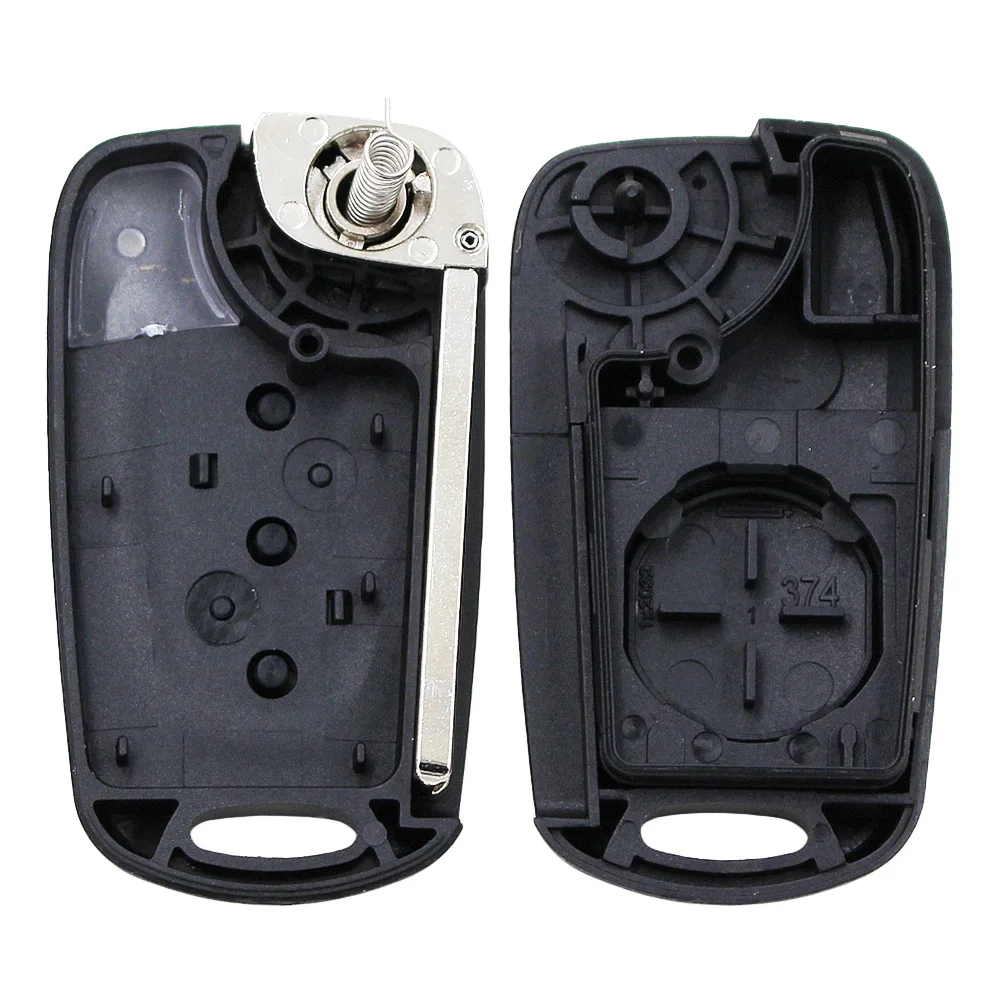 3 кнопки Складной Дистанционный Автомобильный ключ чехол Корпус для Hyundai Accent Verna