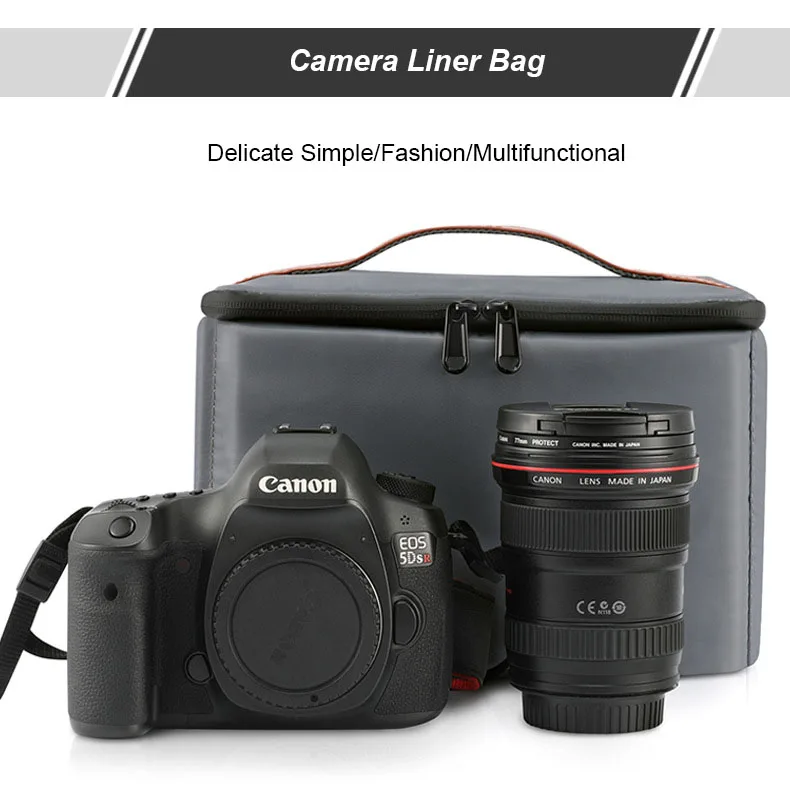 Мягкий чехол-разделитель для камеры с защитной вставкой для камеры DSLR чехол-держатель для объектива для Canon sony Nikon Pentax
