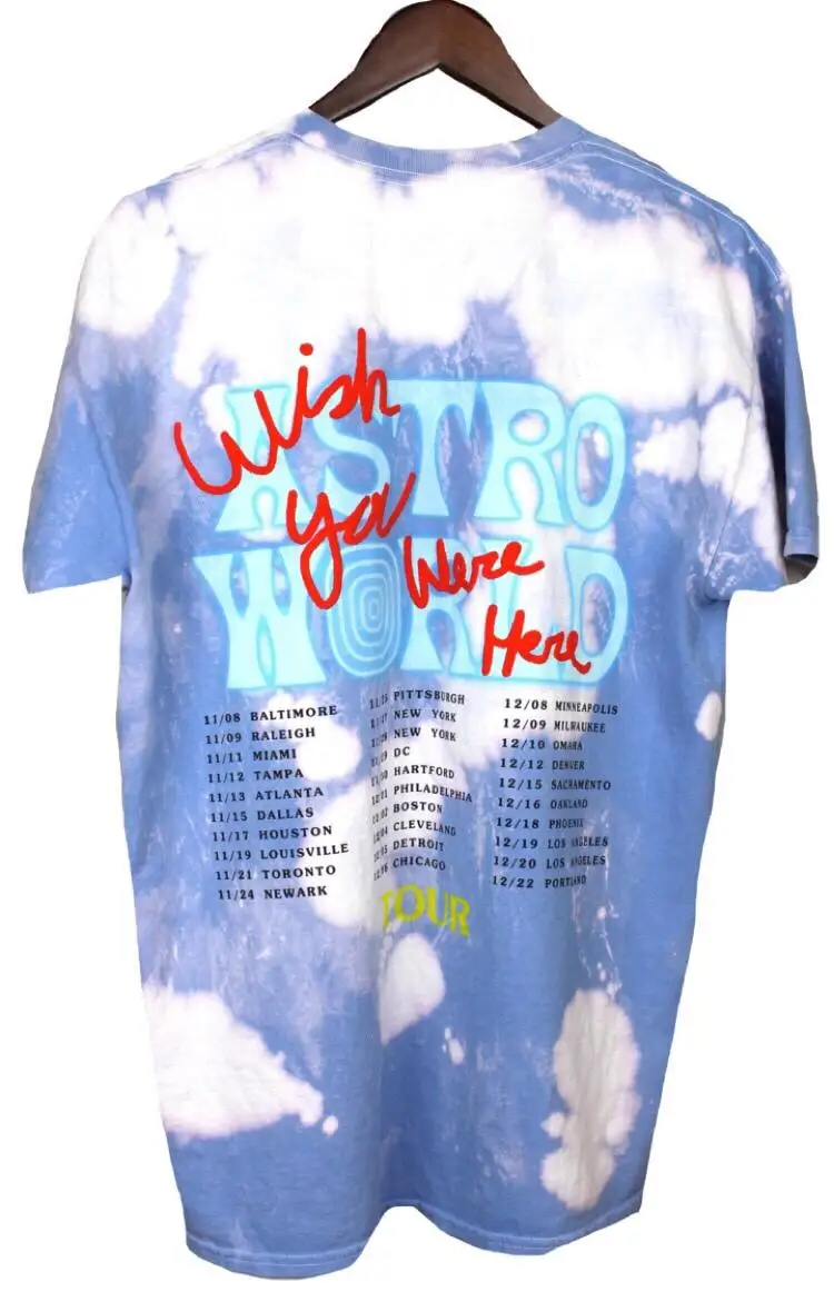 Футболка для мужчин и женщин Трэвис Скотт астронавт тур астронавта уличная