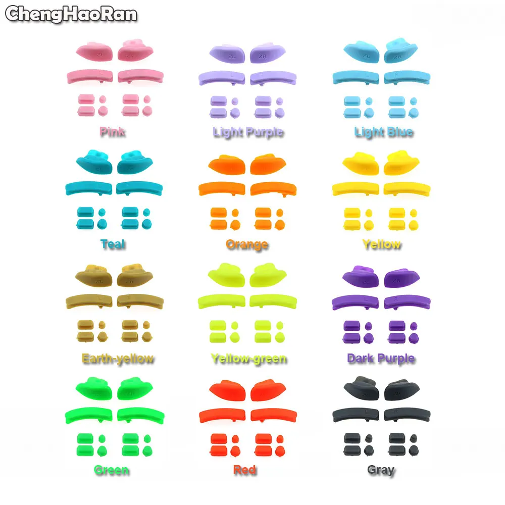 

ChengHaoRan Plastic Side SL SR L R ZL ZR Trigger Key Buttons w/ Lock Clasp Button For Nintendo Switch NS Joy-Con Controller