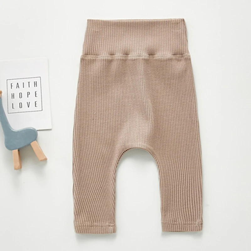Хлопковые длинные штаны в Корейском стиле для новорожденных девочек Осенние