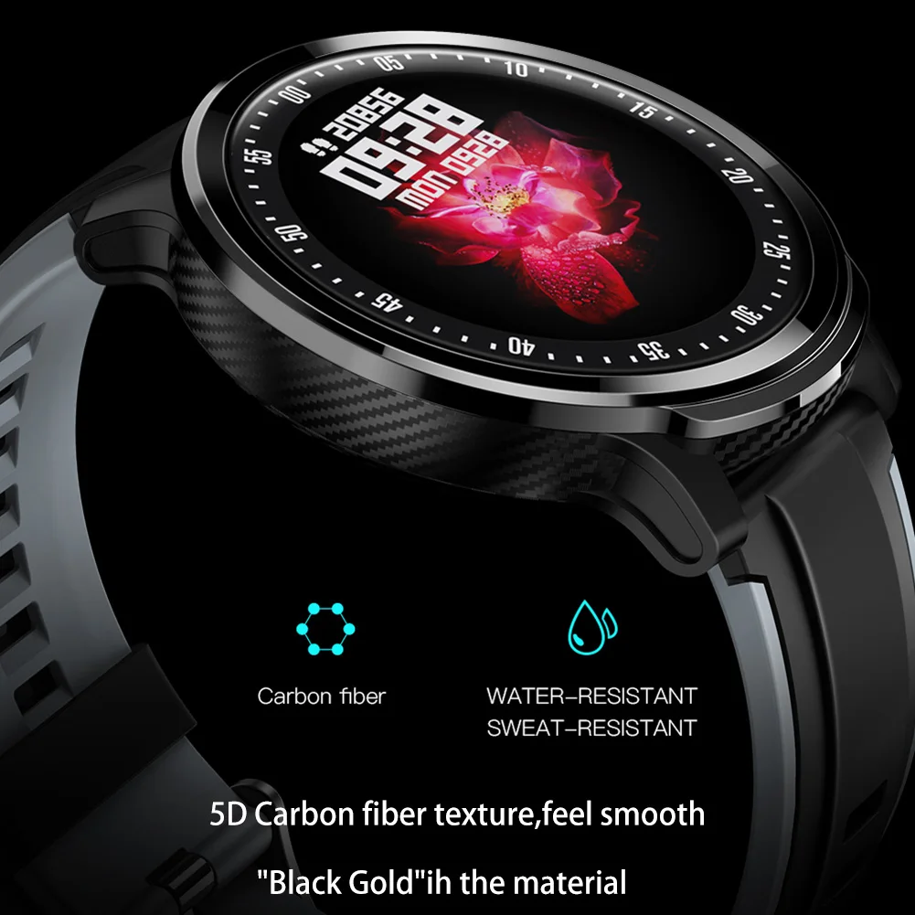SN80 Bluetooth Смарт часы спортивный браслет 1 3 дюйма цветной экран IP68