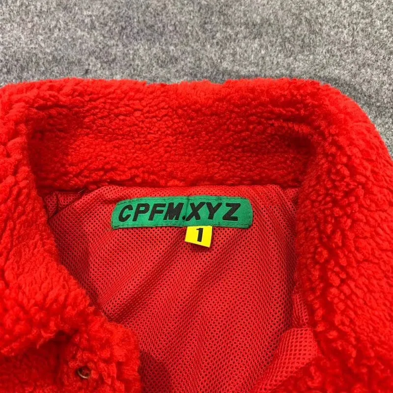 Толстая теплая куртка Kanye CPFM. XYZ для мужчин и женщин 1:1 высокого качества XYZ|Мужские