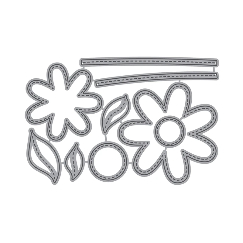 Набор лепестков нож форма для резки металла серебро ремесло набор ручная работа