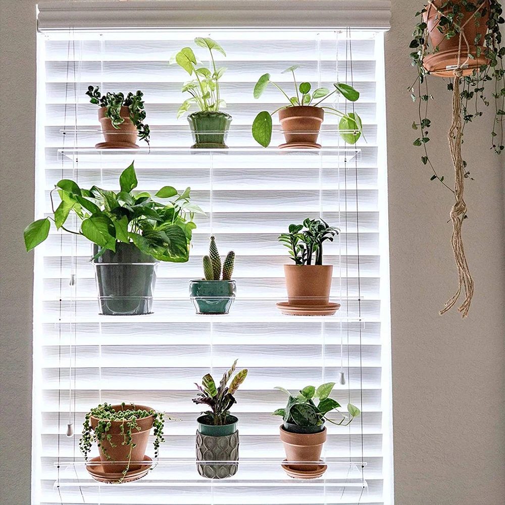 

Hanging Window Plant Shelves Shelf for Plants Window Bathroom or Kitchen Window Plant Shelf Home Decoration 2021