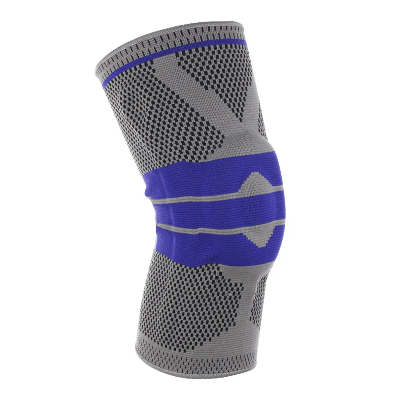 

Sports Knee Pads New Silicone Spring Knitted Knee Pads Running Basketball Climbing Sports Protective Gear
