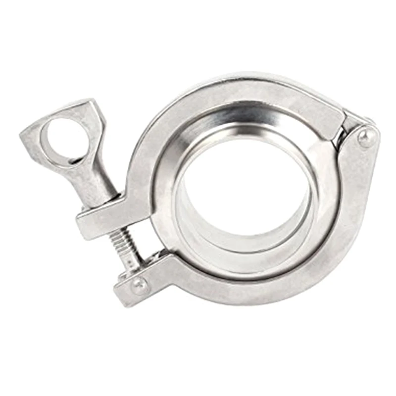 

1.77-inch Tri Clamp 304 Stainless Steel Sanitary Pipe Ferrules Gasket Set
