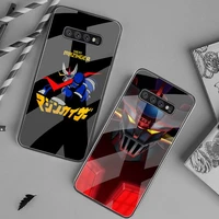 mazinger z phone case tempered glass for samsung s20 plus s7 s8 s9 s10 plus note 8 9 10 plus