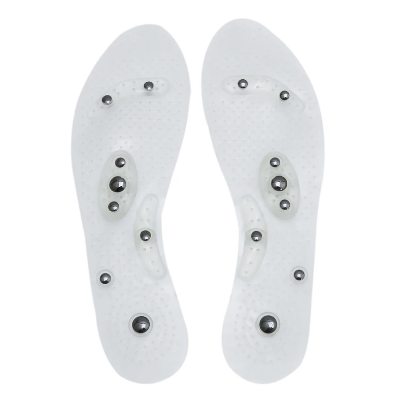 Дышащие магнитотерапевтические стельки 1 пара силиконовые спортивные поддержка