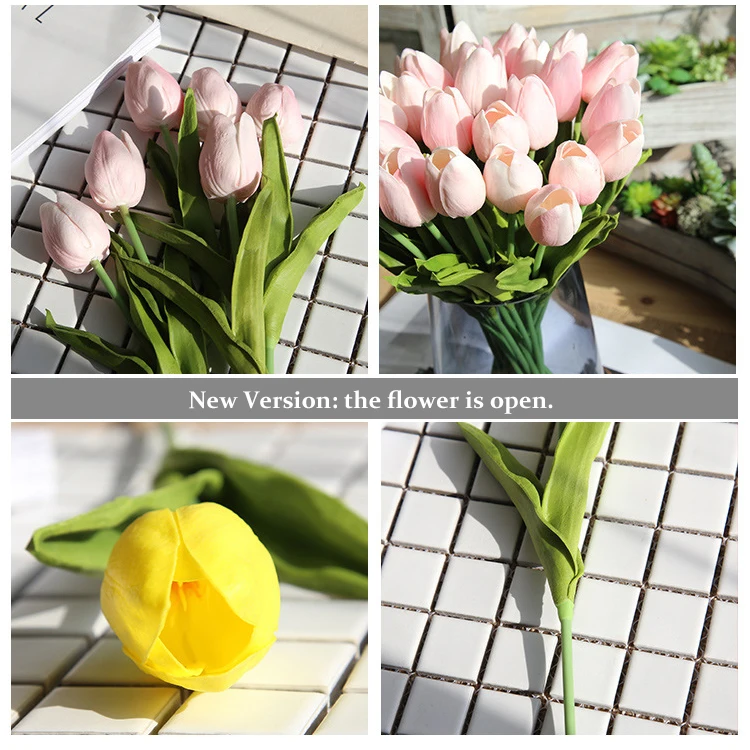5/10 шт. искусственные тюльпаны букет искусственных цветов невесты цветок для