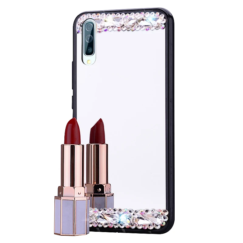 Горный хрусталь закаленное стекло зеркальный чехол для телефона IPhone X XS XR 11 Pro Max 7 8