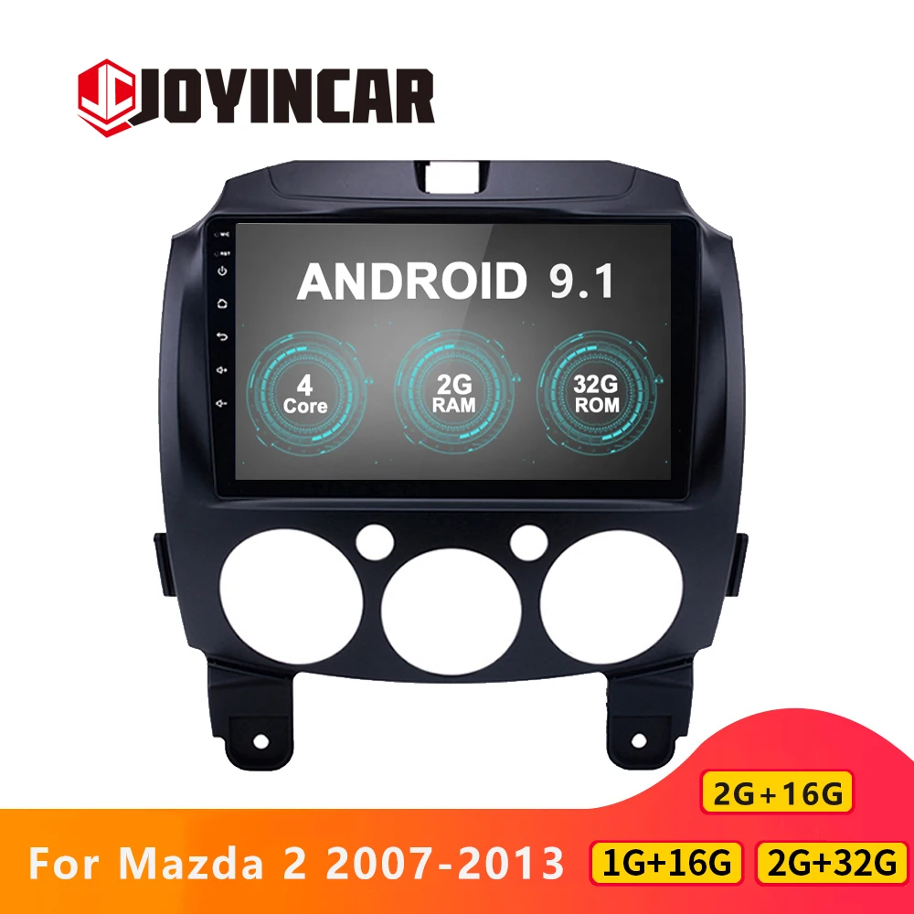 

Автомагнитола JOYINCAR, 2DIN, Android 10,1, 9 дюймов, мультимедийный плеер, GPS-навигация для MAZDA 2 2007- 2010, 2011, 2012, 2013, четырехъядерный процессор