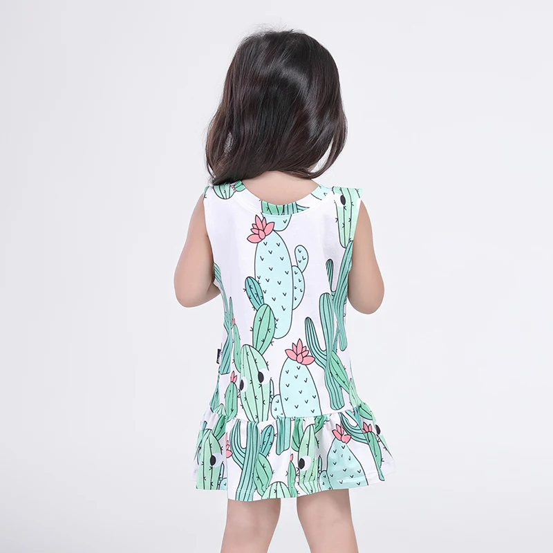 Tinypers/платье для маленьких девочек летние хлопковые жилеты без рукавов с тканевой