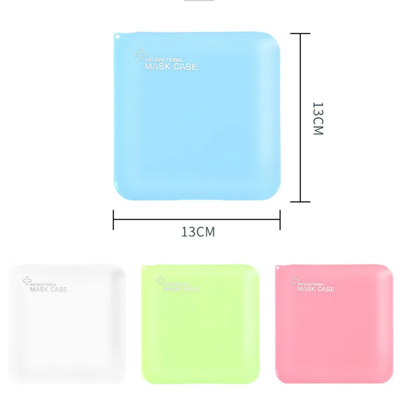 

4PCS Portable Face Mask Storage Bag Mouth Mask Cover Case Anti Pollution Facemask Case Mascarilla Face Mask Storage Mascarillas