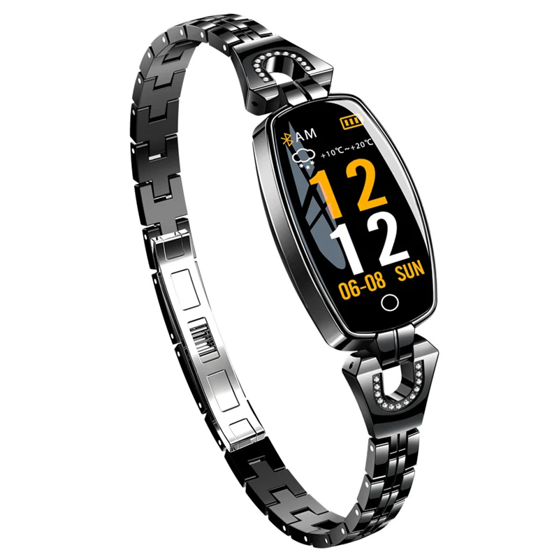 Женские умные часы H8 смарт браслет фитнес трекер с функцией измерения кровяного