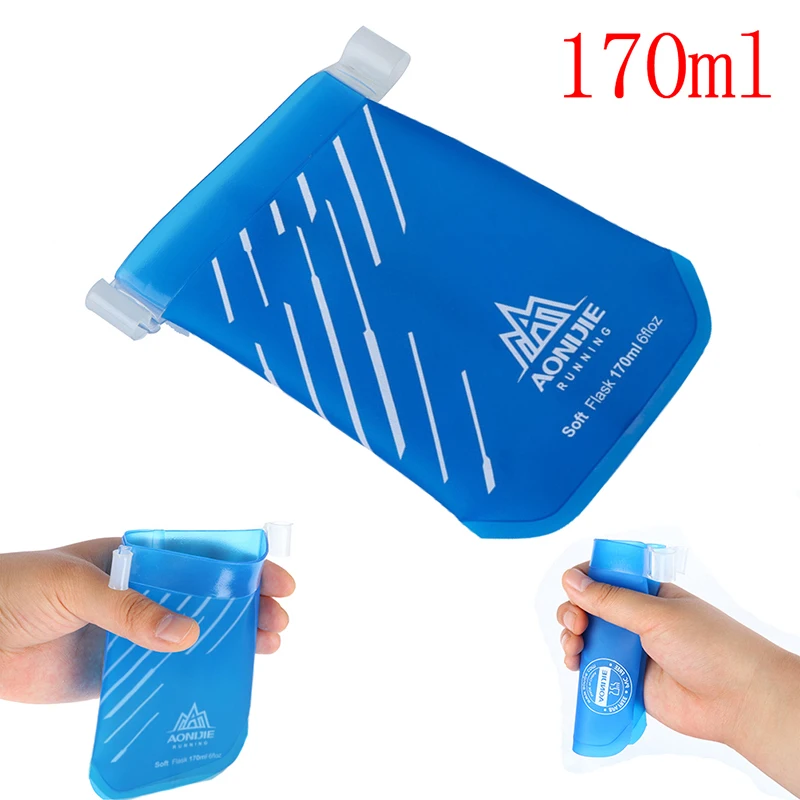 Мягкая колба Складная складная бутылка для воды ТПУ бесплатно бега гидратация