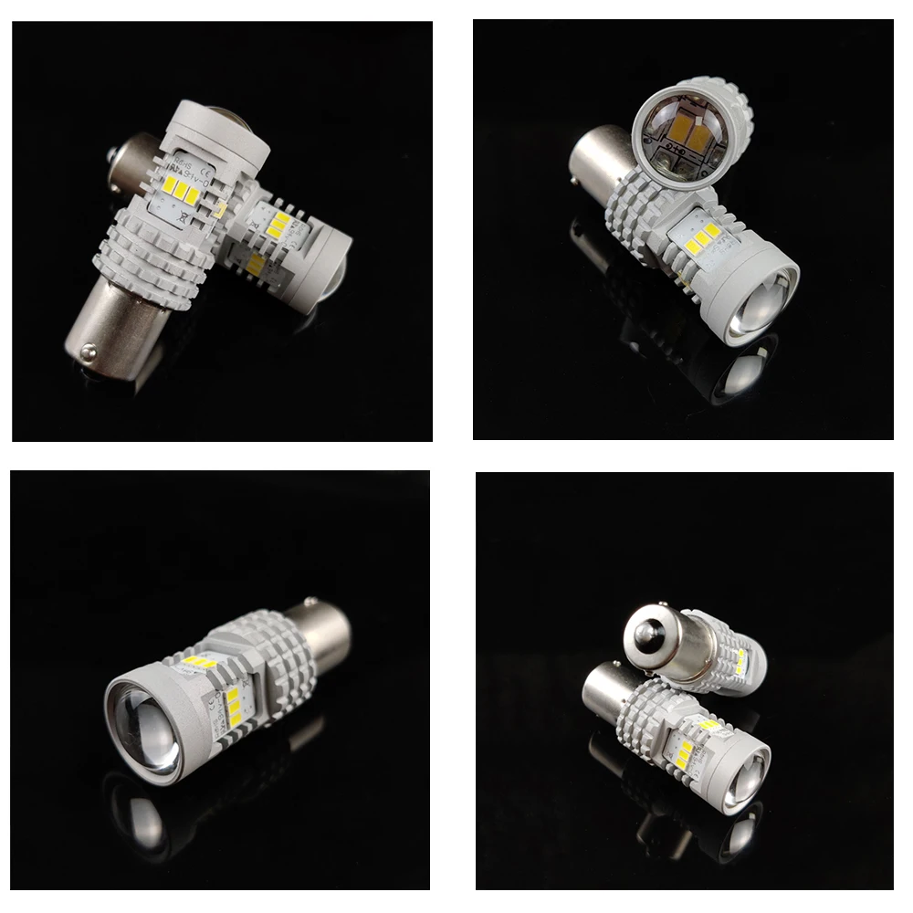 Дневные ходовые огни 1156 BA15S T20 W21W 7440 6000K 3000LM P21W задние фонари аксессуары для