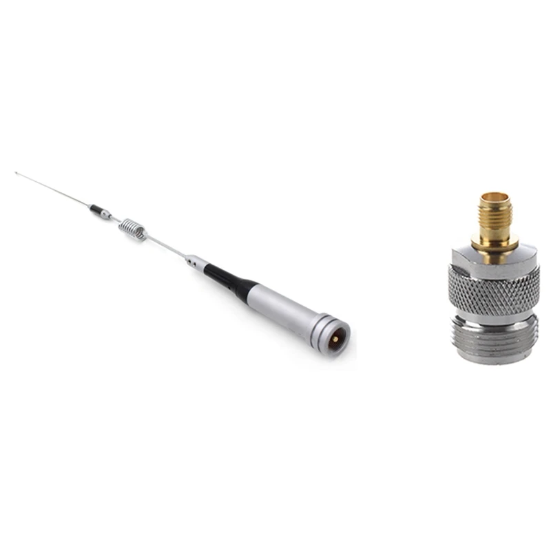 N Female Jack to SMA Female Plug Straight RF Connector Adapter & Diamond SG-M507 144/430MHz Car Antenna