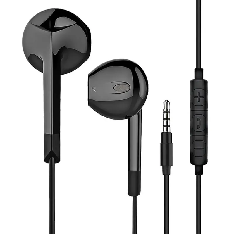 Langsdom, супер бас наушники типа C, V6T, стерео наушники-вкладыши, USB 3,5 мм, игровая гарнитура E6U с микрофонами для телефонов типа c - Цвет: 3.5mm black