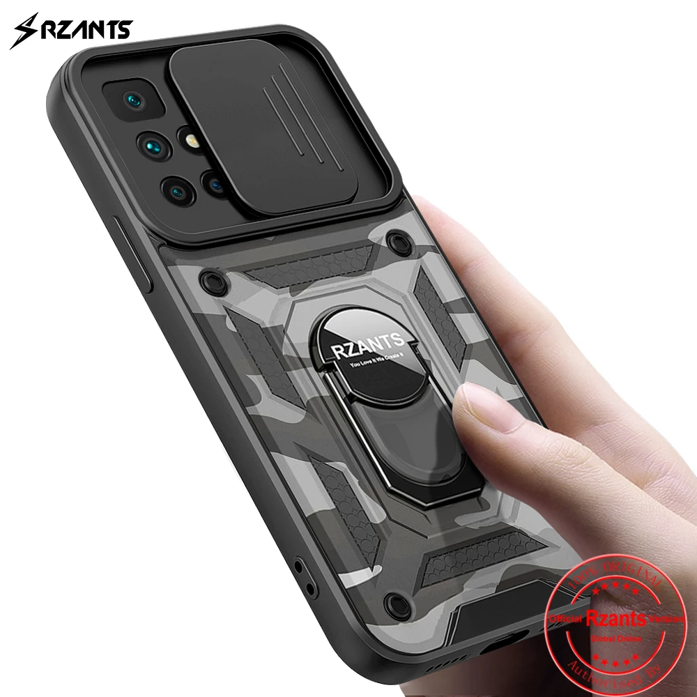 

Чехол Rzants для Xiaomi Redmi 10, [танка джунглей], камуфляжный чехол с кольцом-держателем для объектива, чехол в стиле милитари для мальчиков и мужчин