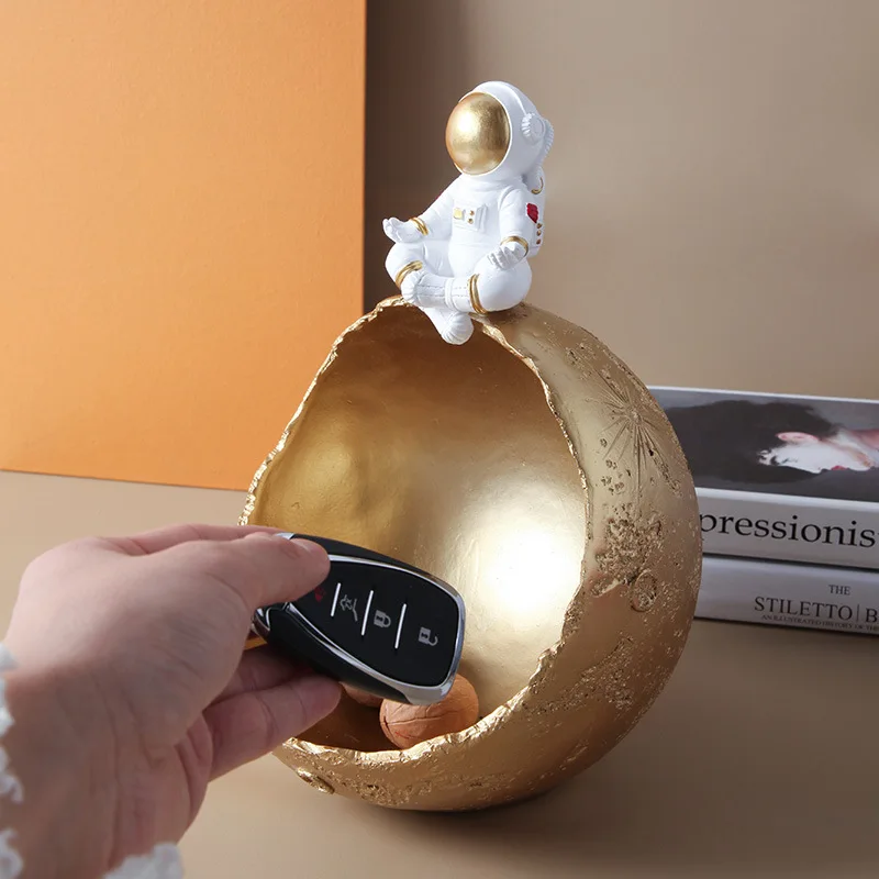 Лучшие продажи 2020 астронавт фигурки для оформления интерьера дома смолы арт