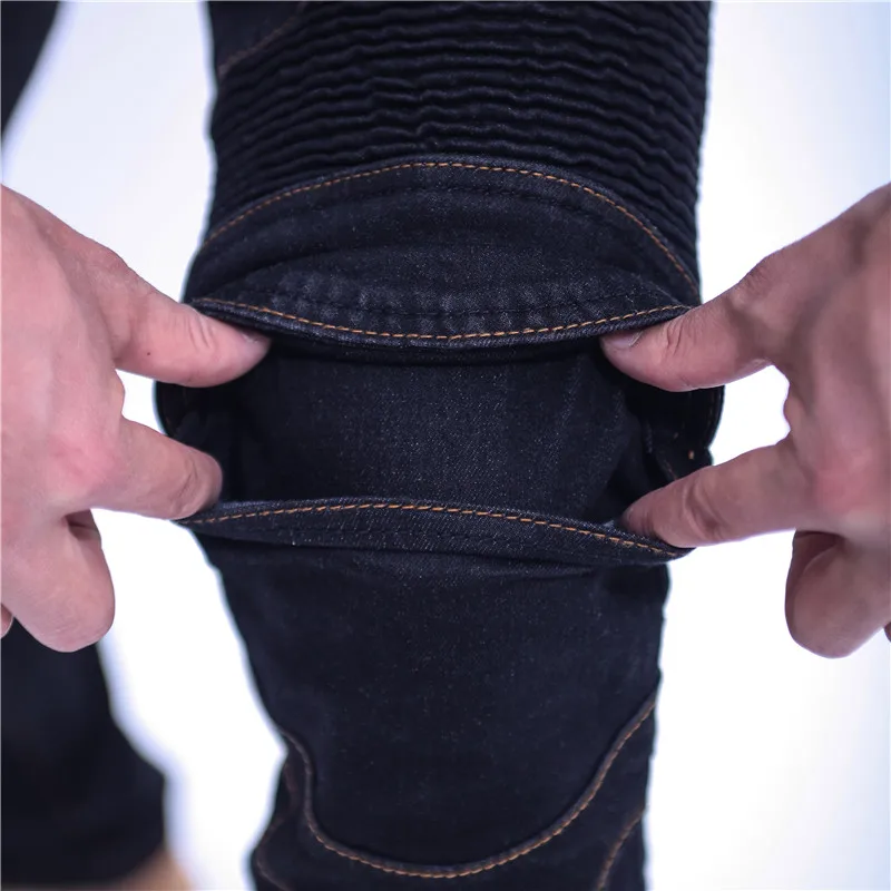 Мотоциклетные брюки с вышивкой мотоциклетные джинсы защитой от падения