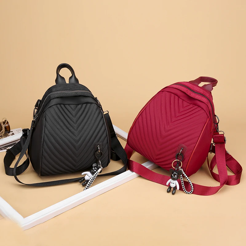 Новый многофункциональный женский рюкзак из ткани Оксфорд с защитой от кражи