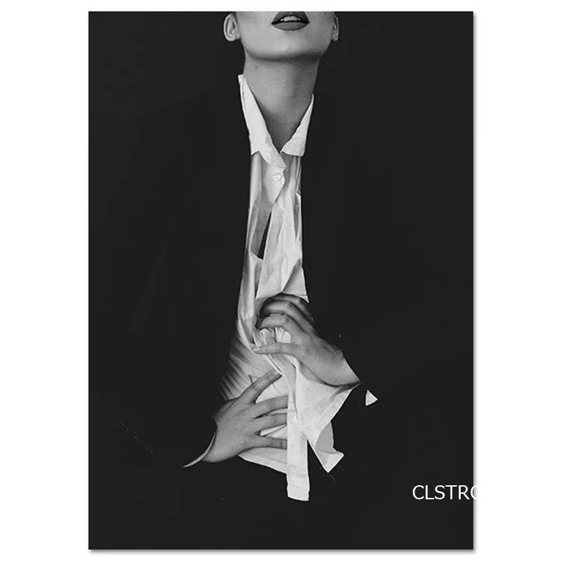 

Nordic Modern Style Contracted Black And White Background Art Life Posters Art Canvas Pictures For Living Room Decor Painting