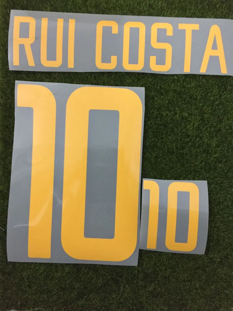 2002 Португалия #10 Rui Costa #9 Pauleta #7 фигурка наименования Настроить любое имя номер