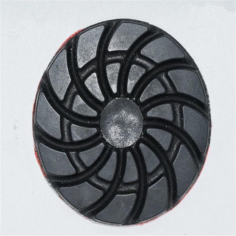 

4-Inch 10 MM Thick 3-Step Stone Marble Emery Resin Polishing Pad Head Terrazzo Grinding Wheel Solidified Floor