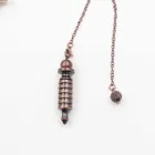 Металлический подвесной маятник, исцеляющий искусственную точку, подвеска из меди, металлические подвески, модная цепочка, украшения рейки